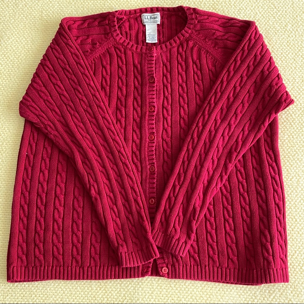 LL BEAN 100% Cotton Sweater